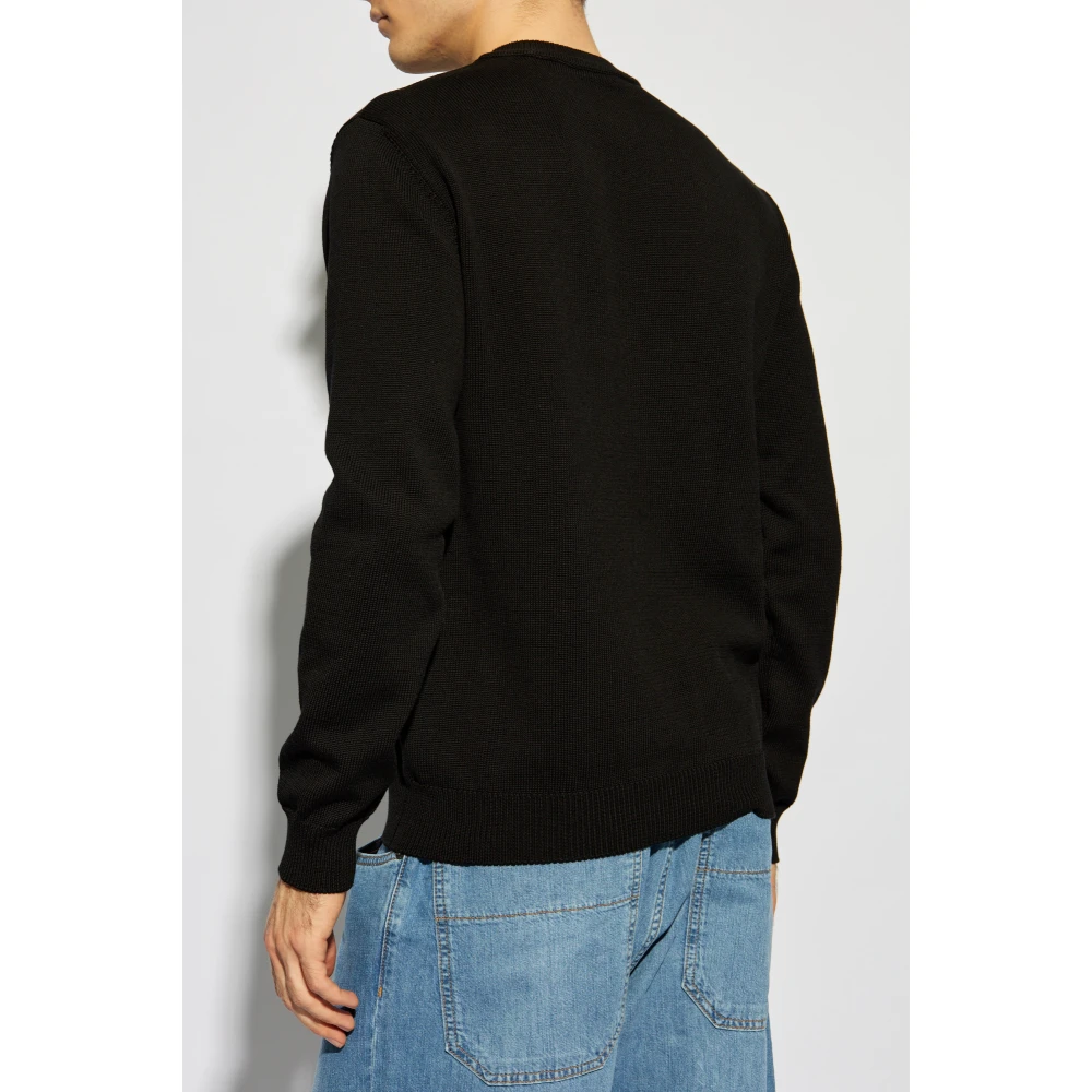 Moschino Trui met logo Black Heren