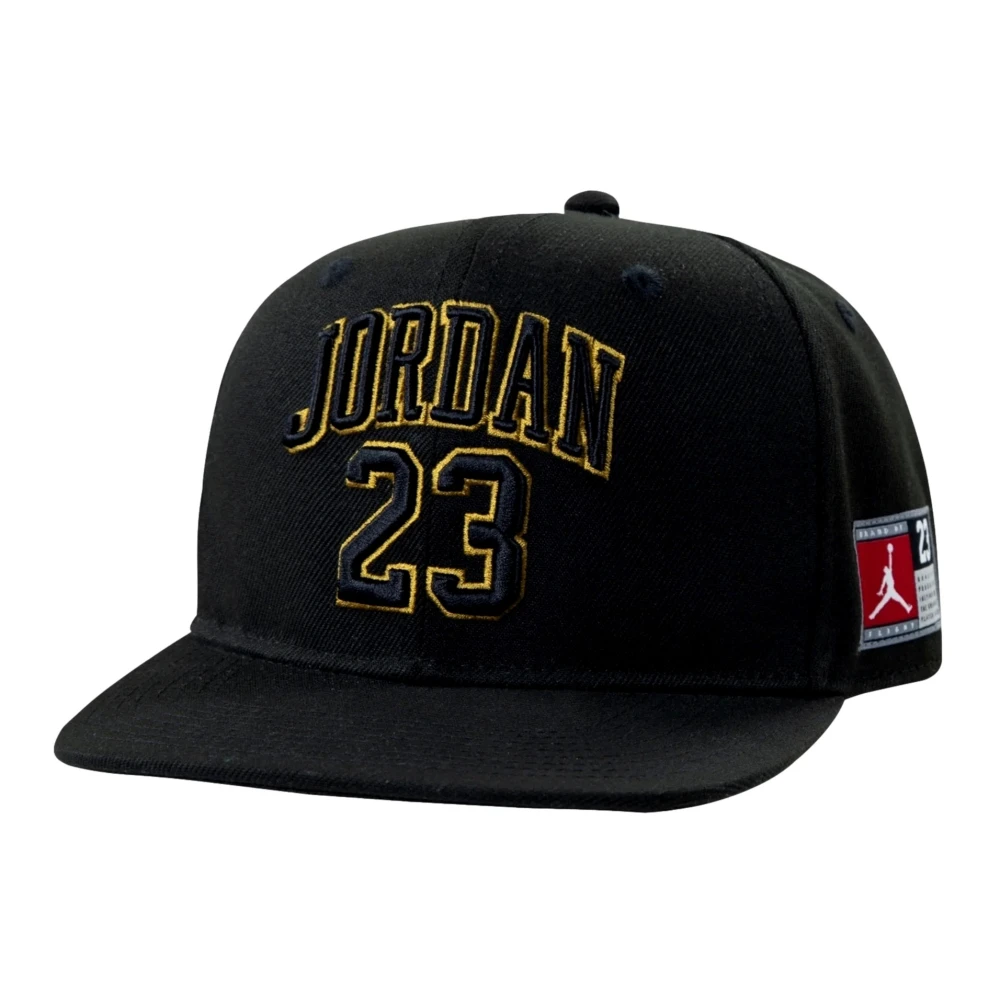 Jordan Zwart Goud Junior Flatbrim Pet Black Unisex