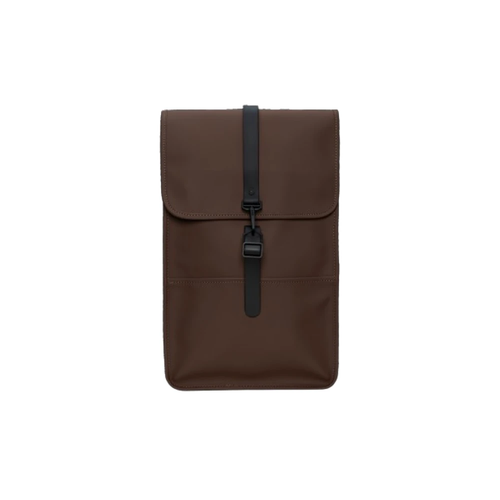 Rains Moderne Waterdichte Rugzak met Laptopvak Brown Unisex