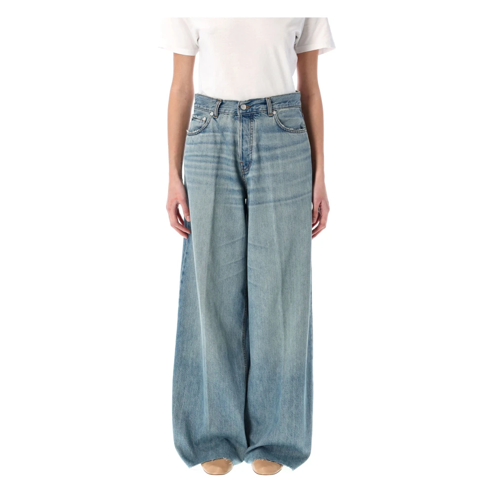 Haikure Bethany Tencel Wide Jeans Blue Dames