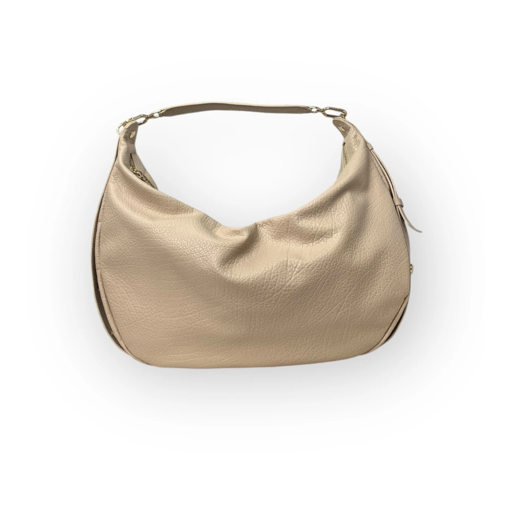 Borbonese Hobo Schoudertas Beige Dames