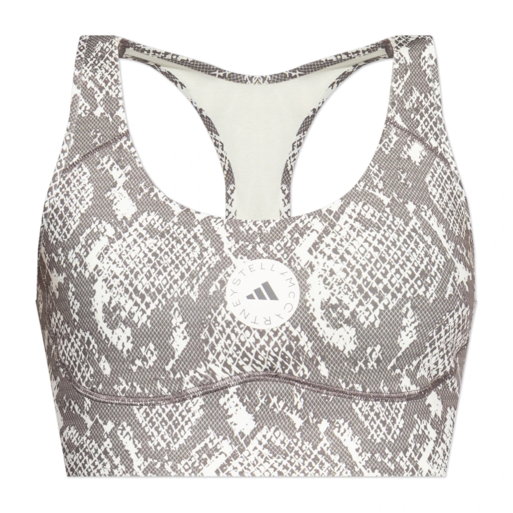 Adidas By Stella Mccartney Women's Gray Sports Bra - Sports Bras - Xs - Sport