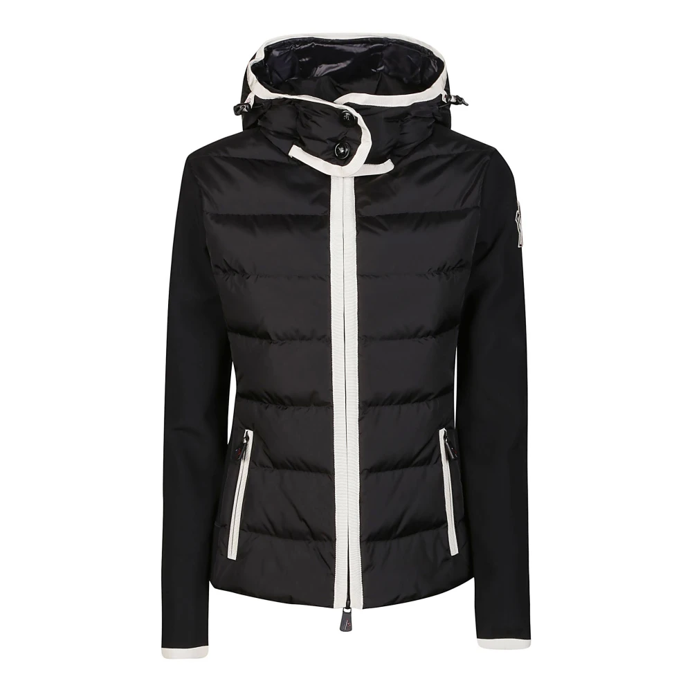 Moncler Nero Cardigan - Stylish And Trendy - Female - Down Jackets - Black - Xs - Jackets