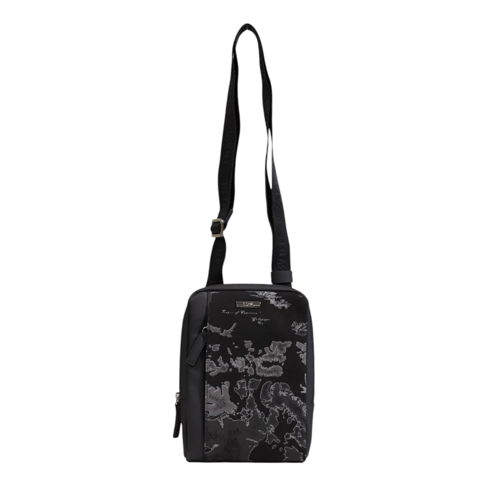 Alviero Martini 1a Classe Heren Portemonnee Herfst Winter Collectie Black Heren