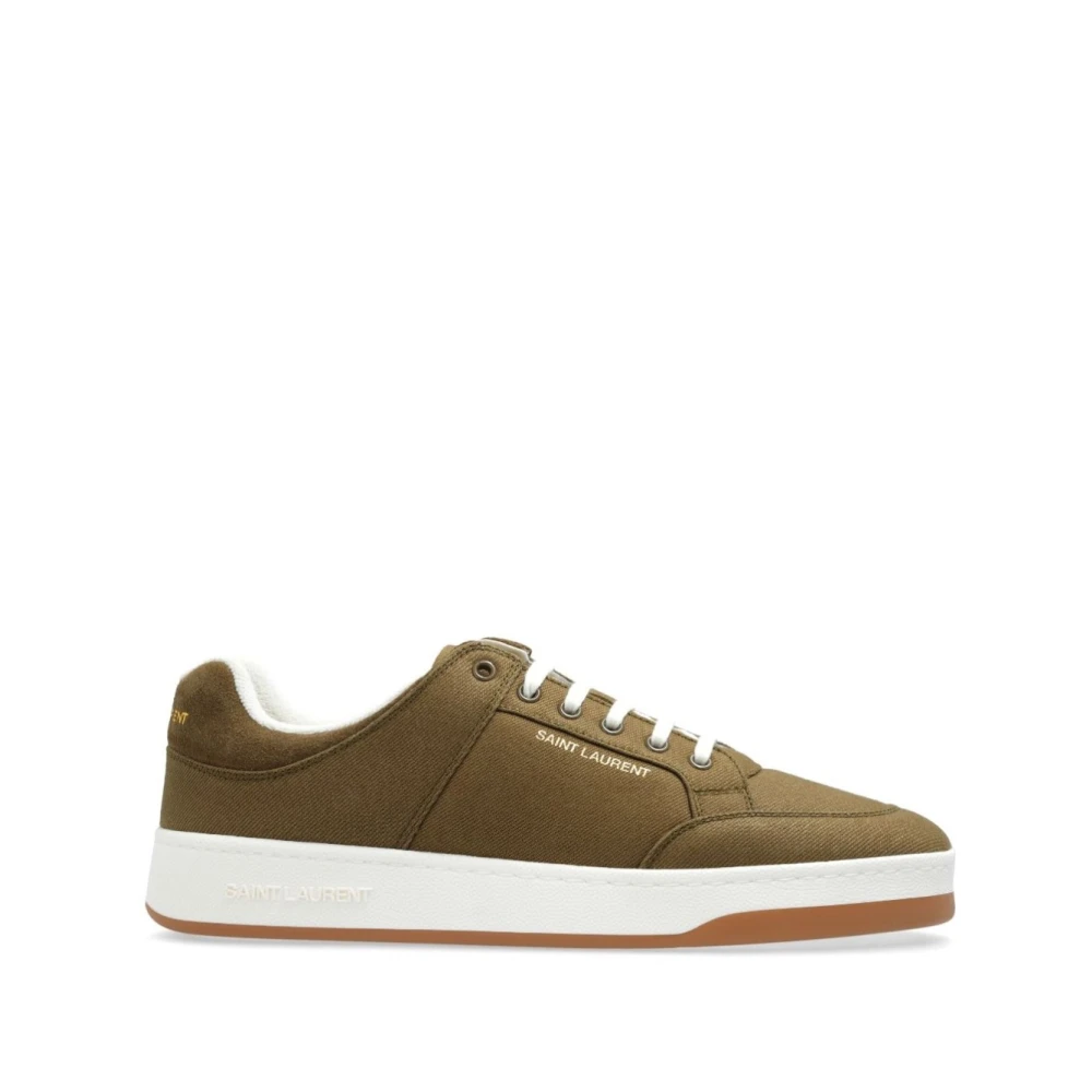 Saint Laurent Cactus & Militair Groene Sneakers Heren Schoenen