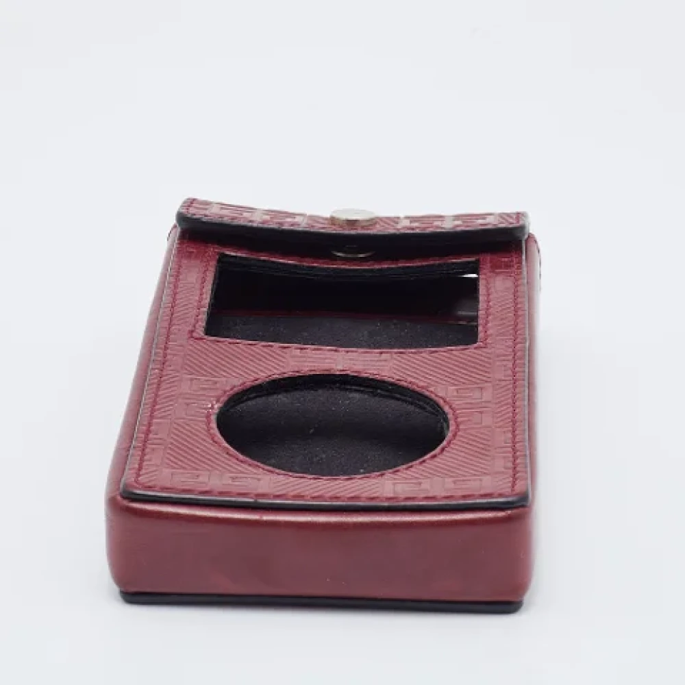 Givenchy Pre-owned Leather home-office Red Dames
