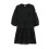 jupe-a-line-noire-avec-taille-a-cordon