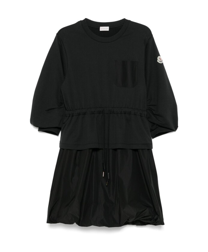jupe-a-line-noire-avec-taille-a-cordon