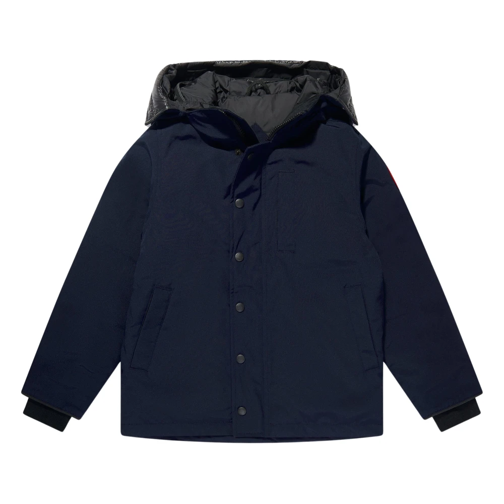 Canada Goose Unisex Kids Blue Winter Jackets, 6 Y, Logan Parka Jacket