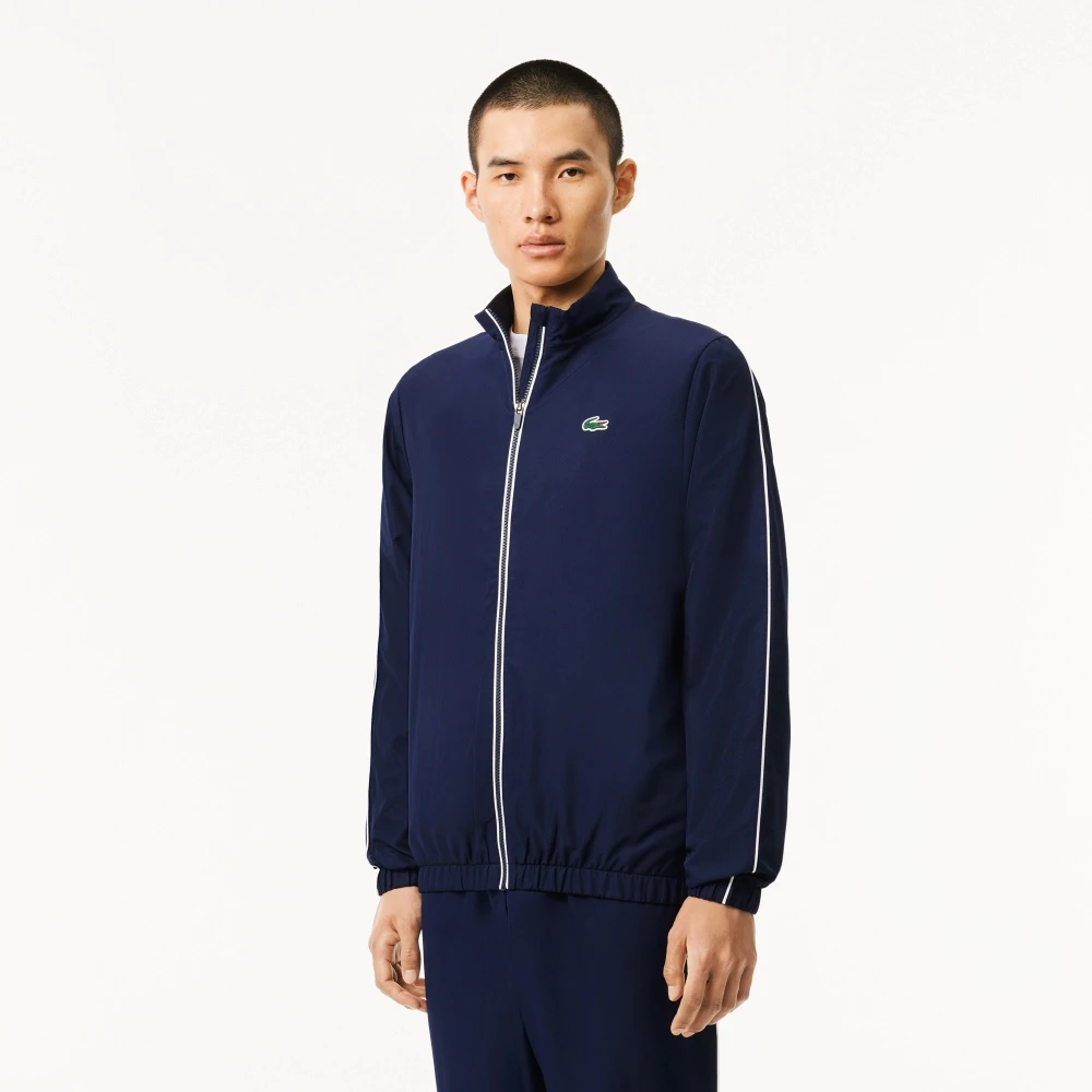 Lacoste Donkerblauw Heren Trainingspak Diamant Taft Blue Heren