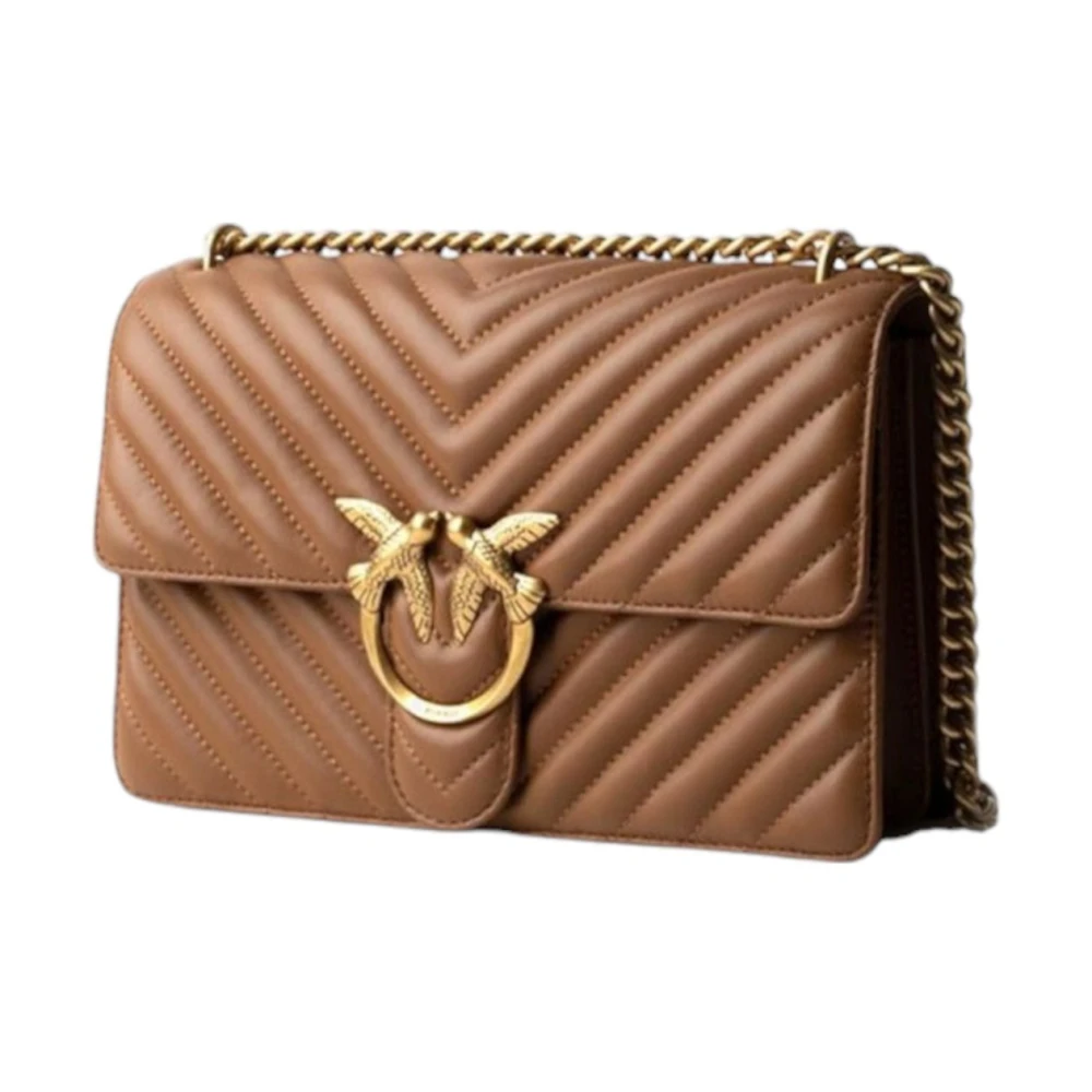 pinko Schoudertas Brown Dames