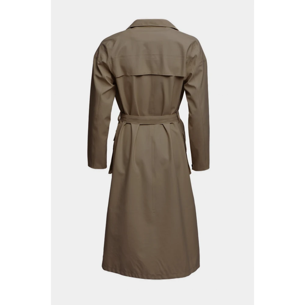 Stutterheim Lichtgewicht Waterdichte Trenchcoat Green Dames
