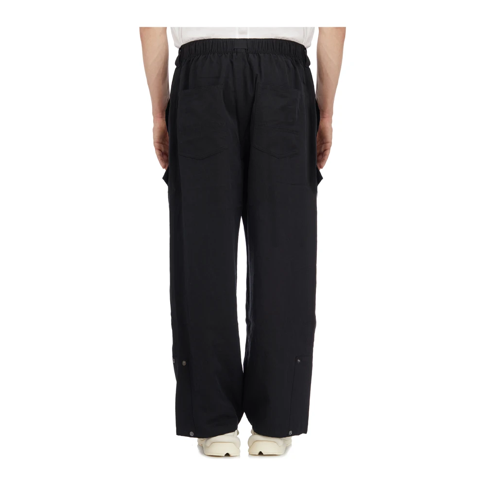 Y-3 Cargo Twill Broek Black Heren