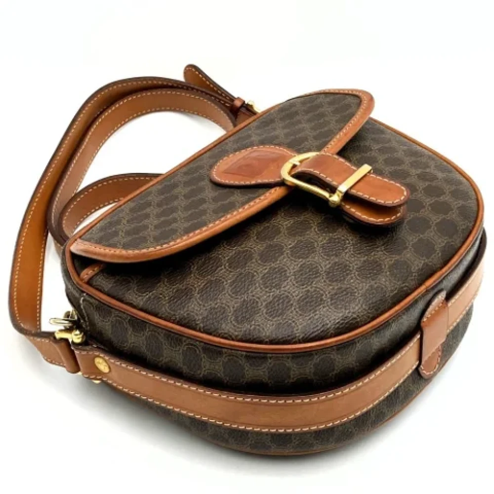 Celine Vintage Pre-owned Leather celine-bags Brown Dames
