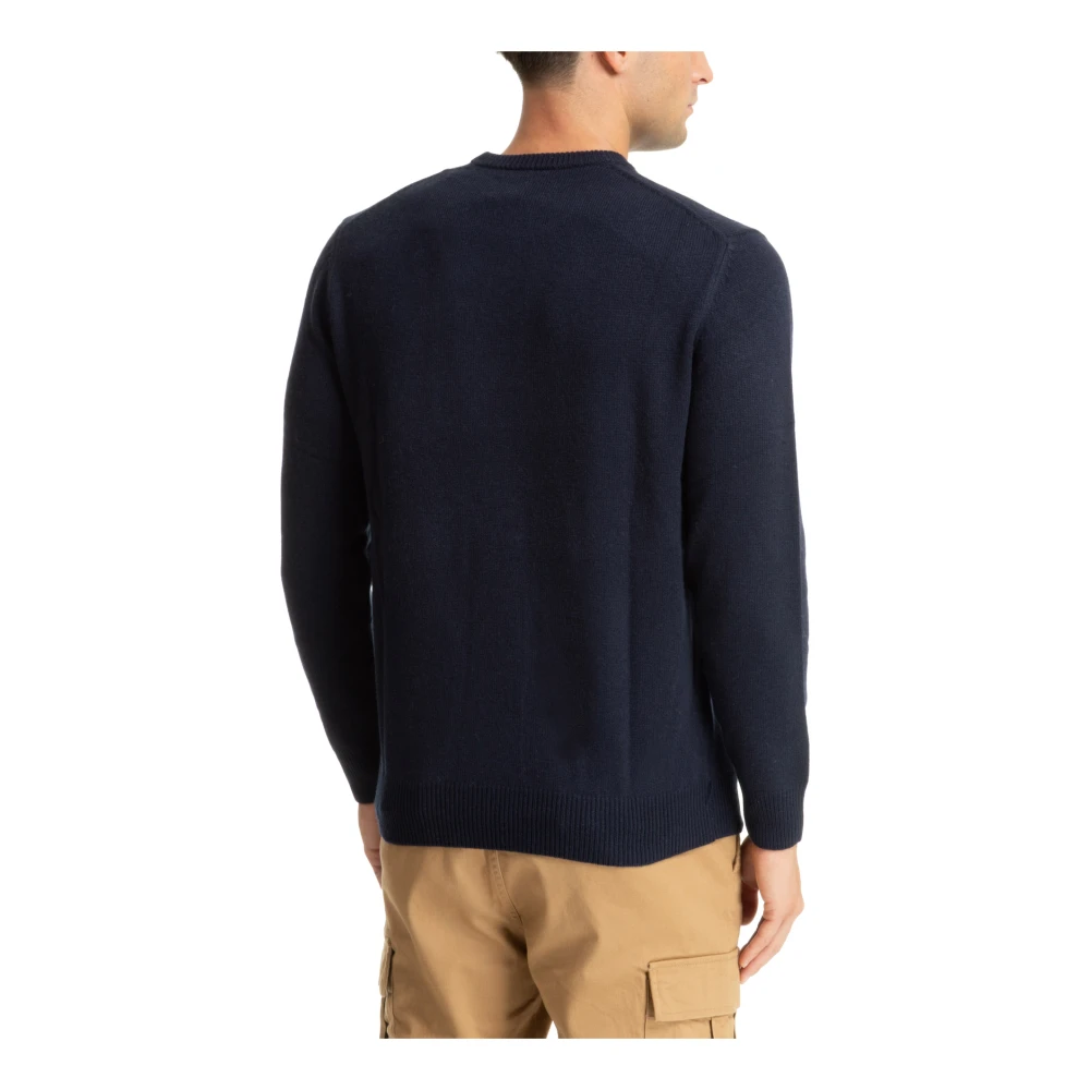 MC2 Saint Barth Abstract Gin Weekend Sweater Blue Heren