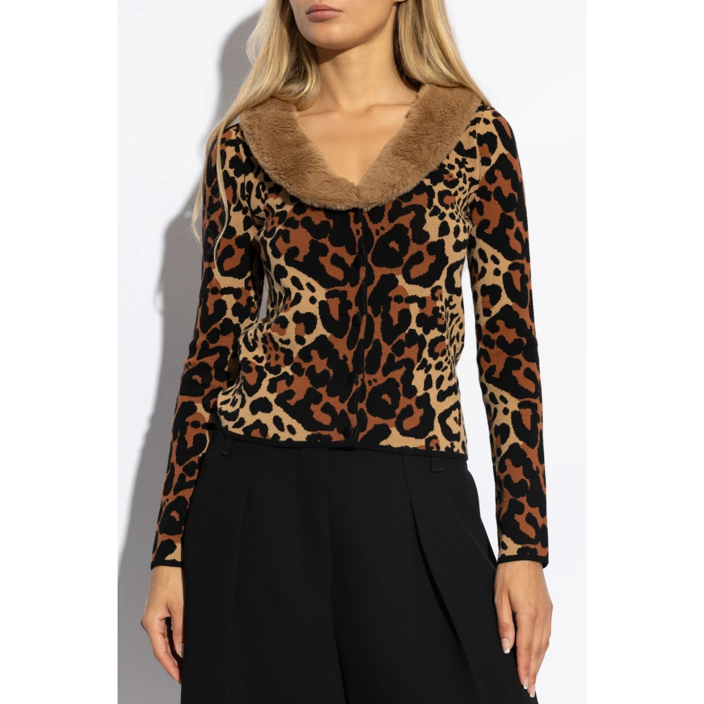 Blumarine Vest met dierenmotief Brown Dames