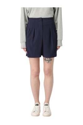 black-pleated-crepe-shorts