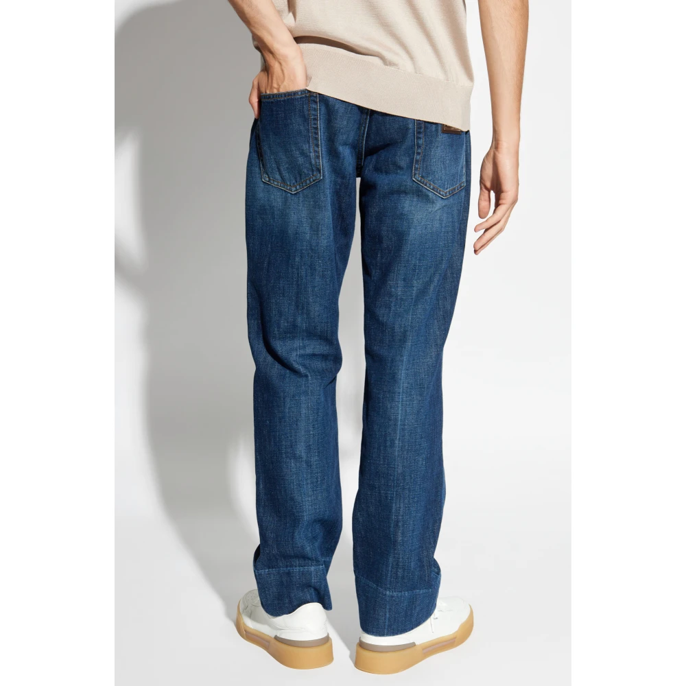 Dolce & Gabbana Klassiek type jeans Blue Heren