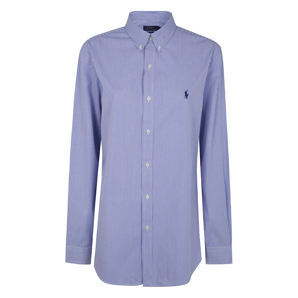 Polo Ralph Lauren Lange mouw sportshirt Blue Heren