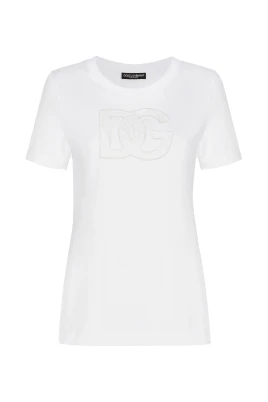 Jersey T-shirt med DG-logopatch