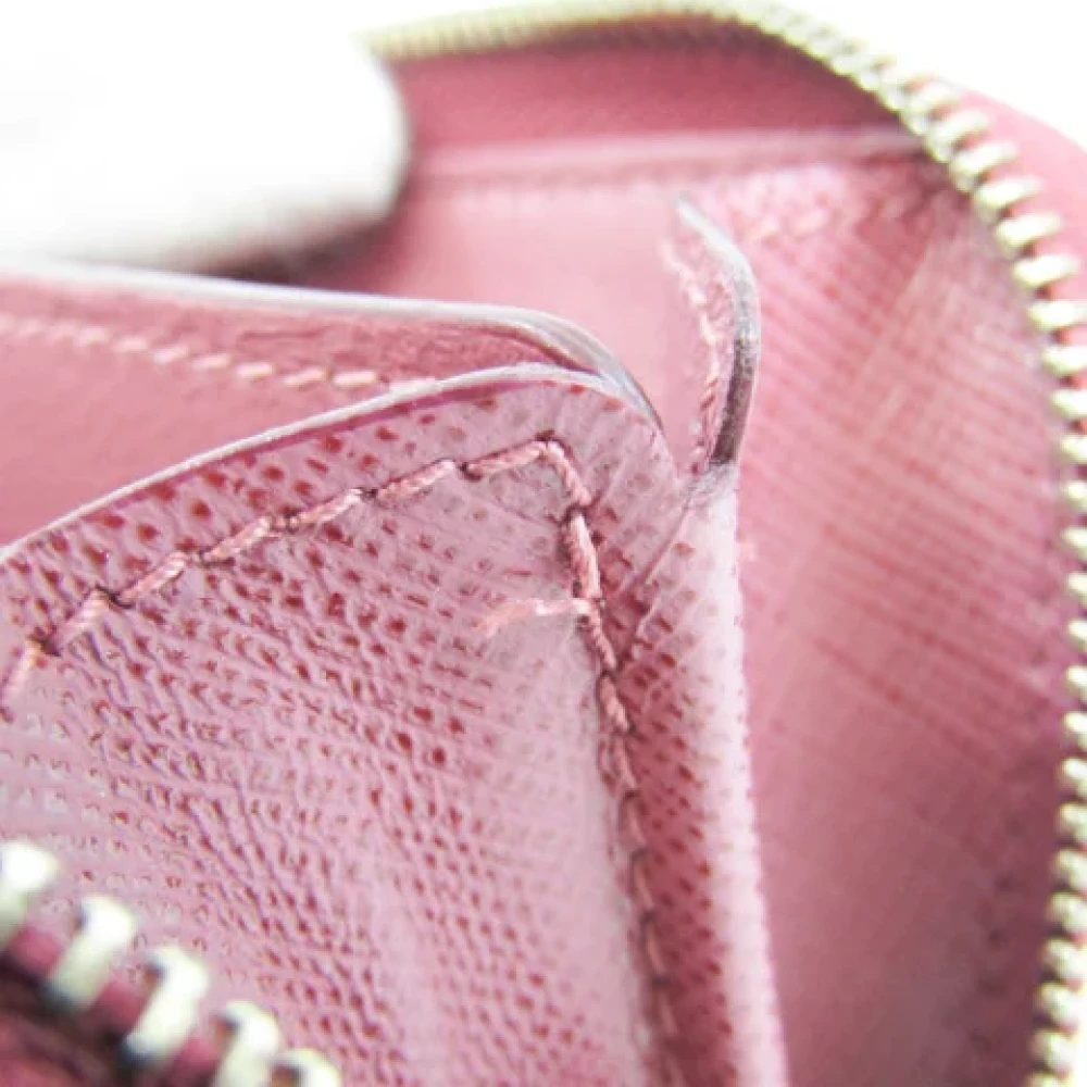 Salvatore Ferragamo Pre-owned Leather wallets Pink Dames