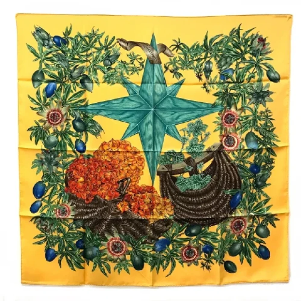 Pre-owned > Pre-owned Accessories > Pre-owned Scarves - - Hermès Vintage - Modalova