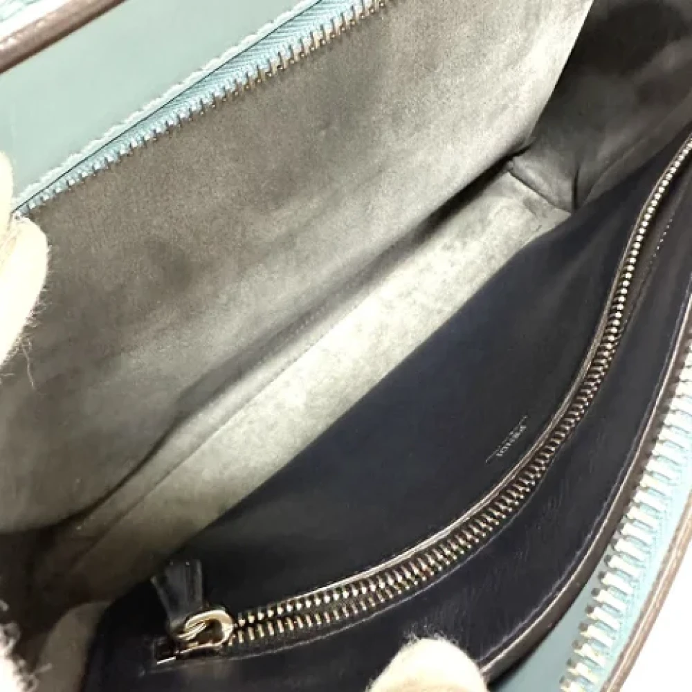 Fendi Vintage Pre-owned Leather fendi-bags Blue Dames