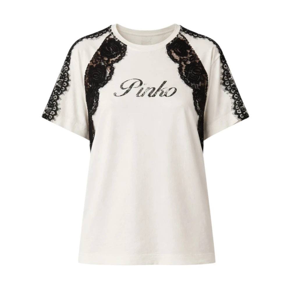 Pinko Women's White Esther T-Shirt - T-Shirts - Xs - Tops