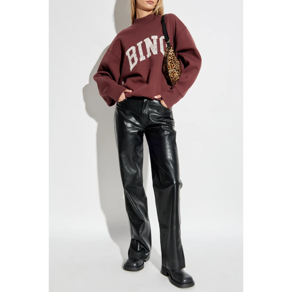 Anine Bing Broek met zakken Black Dames