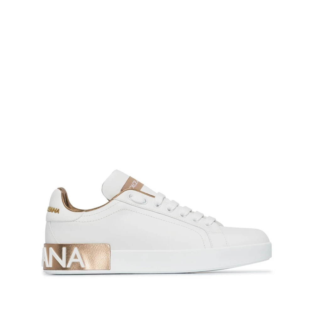 Dolce & Gabbana Portofino Trainers - Female - Sneakers - White - 5 1/2 Uk - Shoes