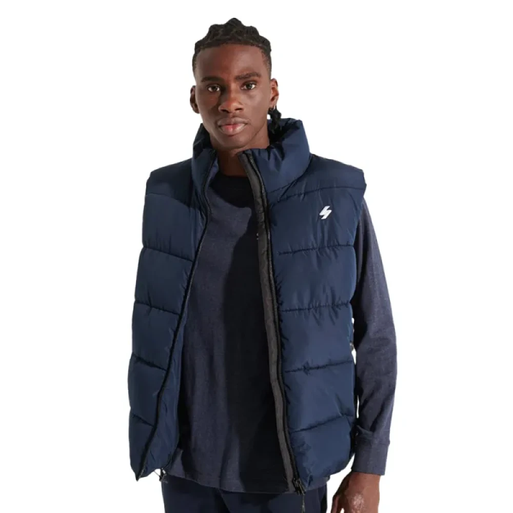 Superdry - Jackets > Vests - Blue - Superdry - Modalova