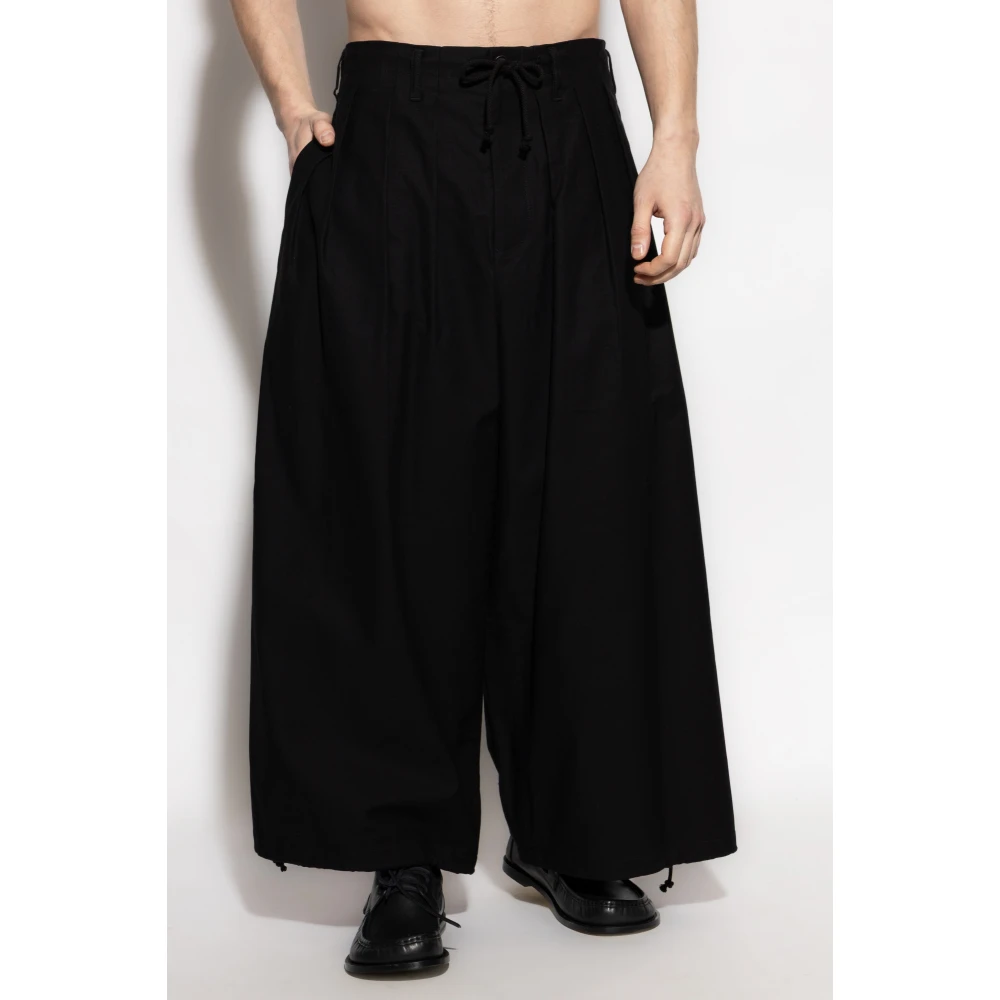 Y-3 Wijde broek Black Heren