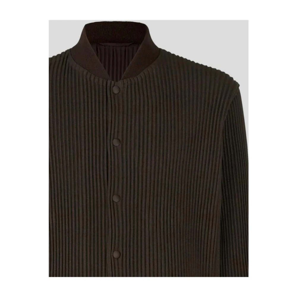 Issey Miyake Stijlvolle Herenjas Kleding Brown Heren