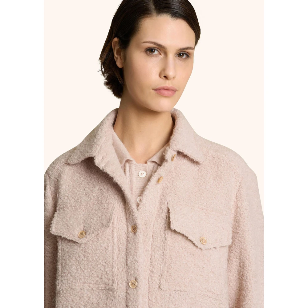 Kiton Kasjmier Overshirt Pink Dames