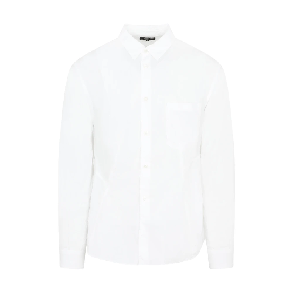 Comme des Garçons Witte Katoenen Overhemd Aw23 White Heren