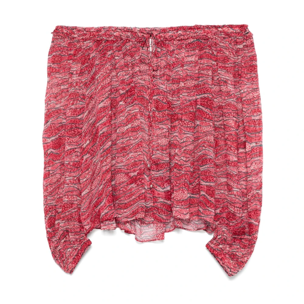 Marant Étoile Women's Red Blouses, Xs, Etoile Shirt