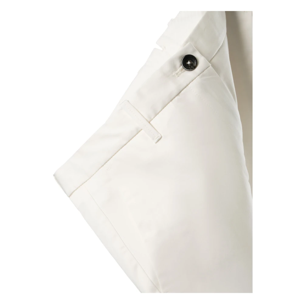 Nine In The Morning Luxe Katoenen Stretch Chino Broek White Heren