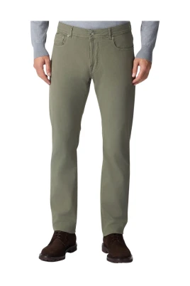 Stretch Cotton 5-Pocket Trousers