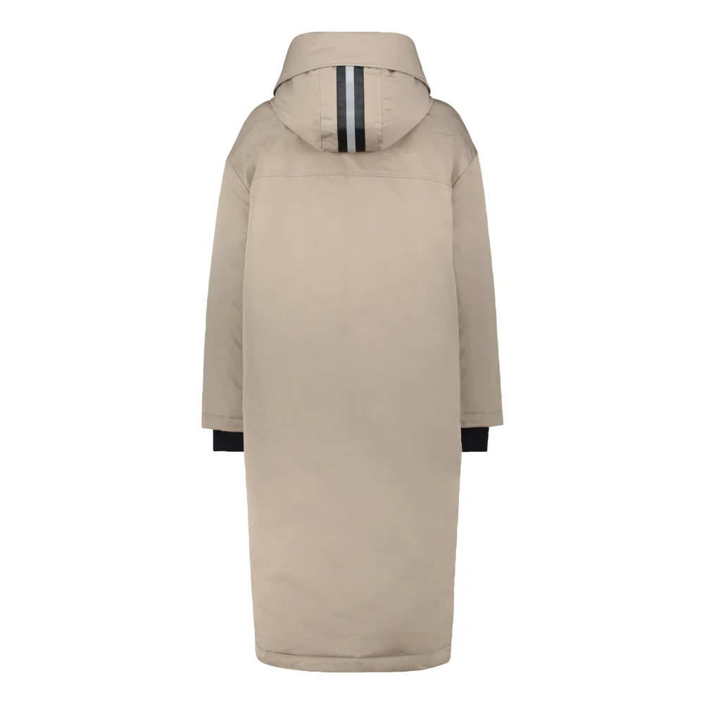 Amber & June Stijlvolle Jassen voor Mannen Beige Dames