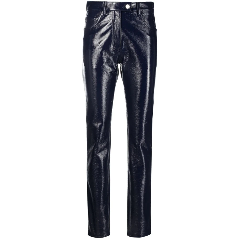 Courrèges Donna Nero Pantaloni, M, New,