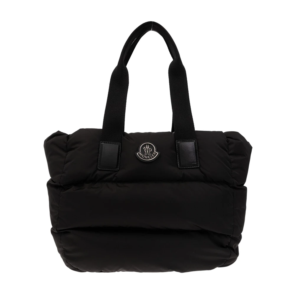 Moncler Women's Black Tote Bags, One Size, ‘Caradoc’ Shopper Bag