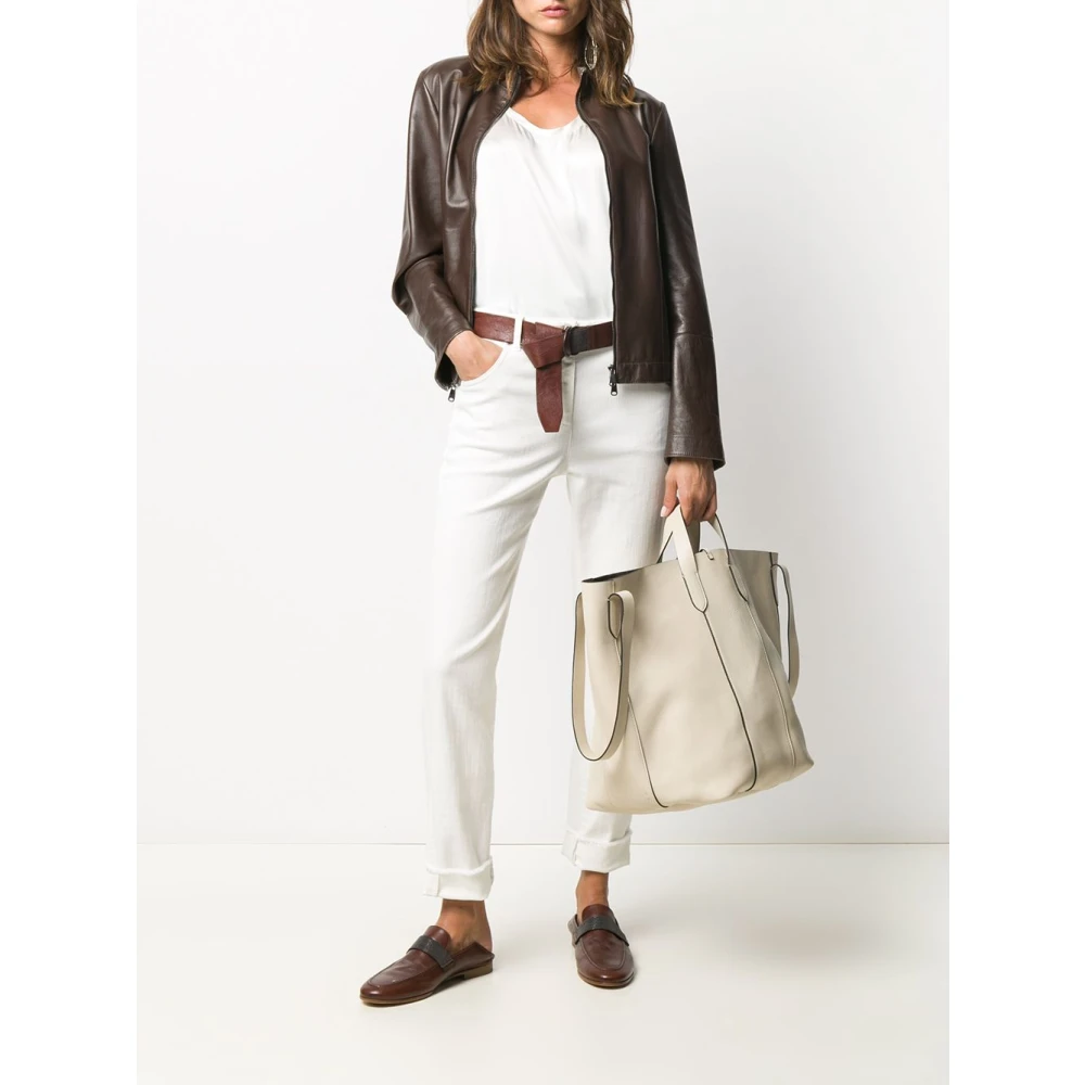 BRUNELLO CUCINELLI Natuurlijke Top voor Vrouwen Beige Dames