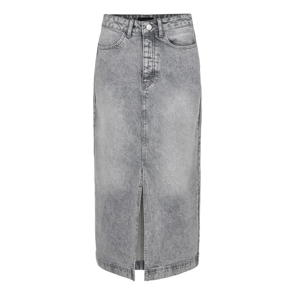 Levete Room LR-Ella 2 Denim Rok Gray Dames