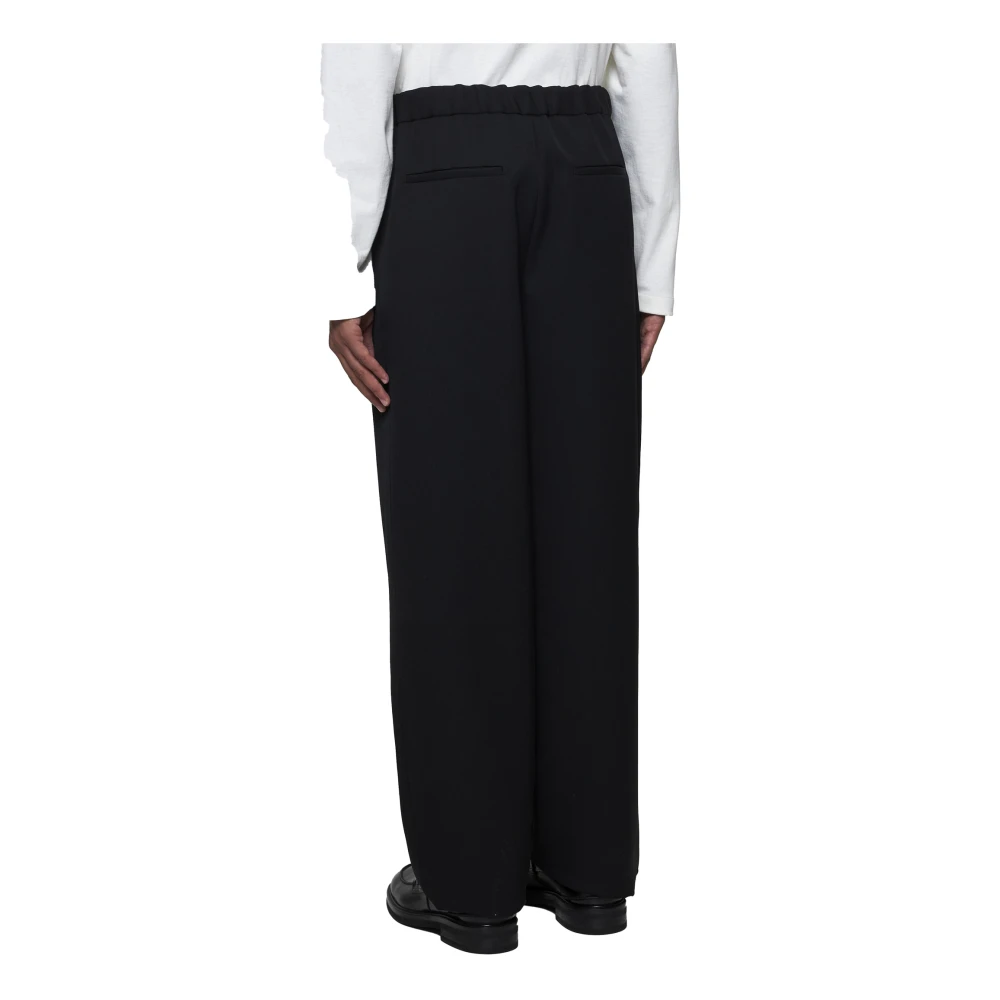 Jil Sander Zwarte broek voor heren Black Heren