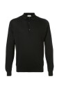 zwarte-polo-met-lange-mouwen