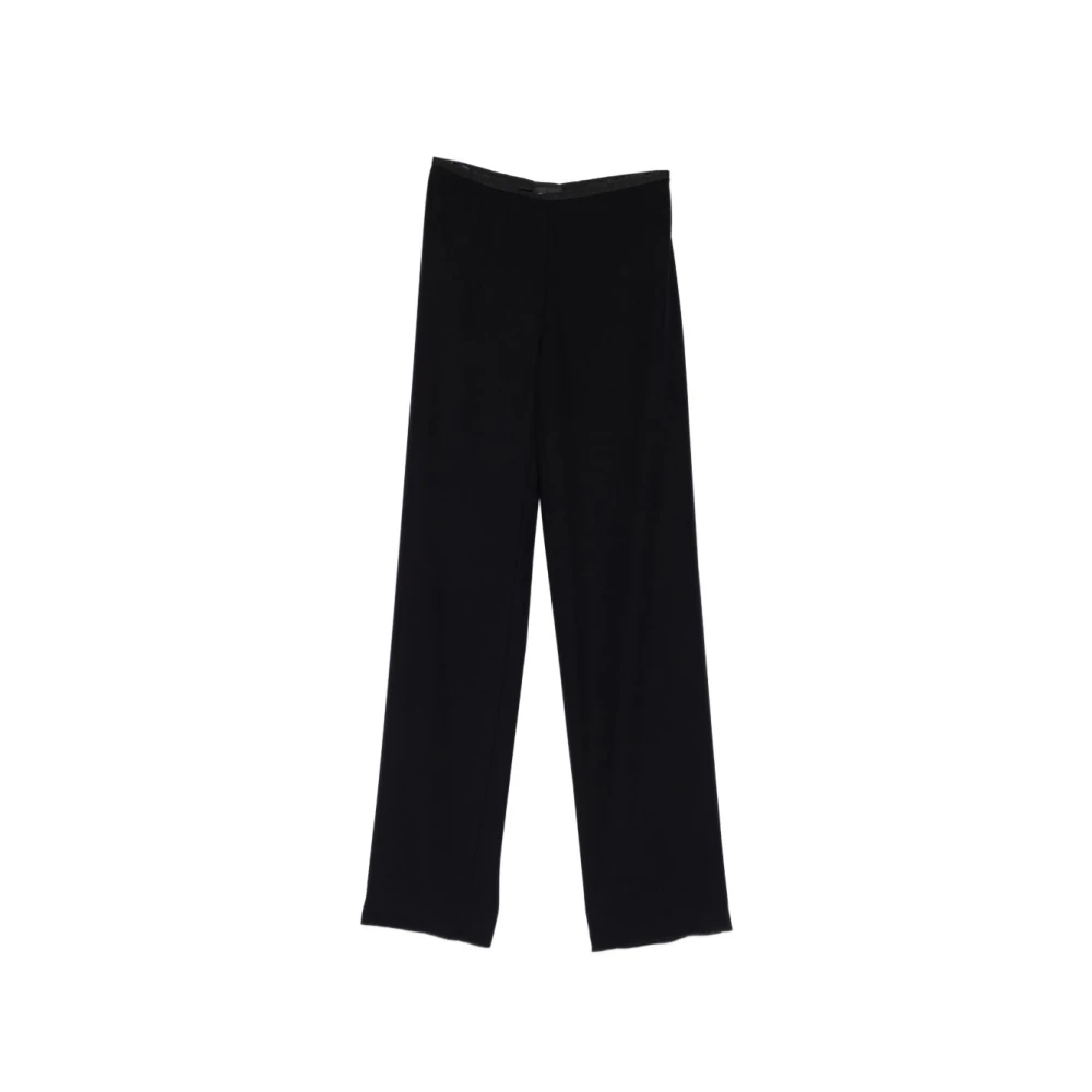 Emporio Armani Donna Nero Pantaloni, 2XS, New,