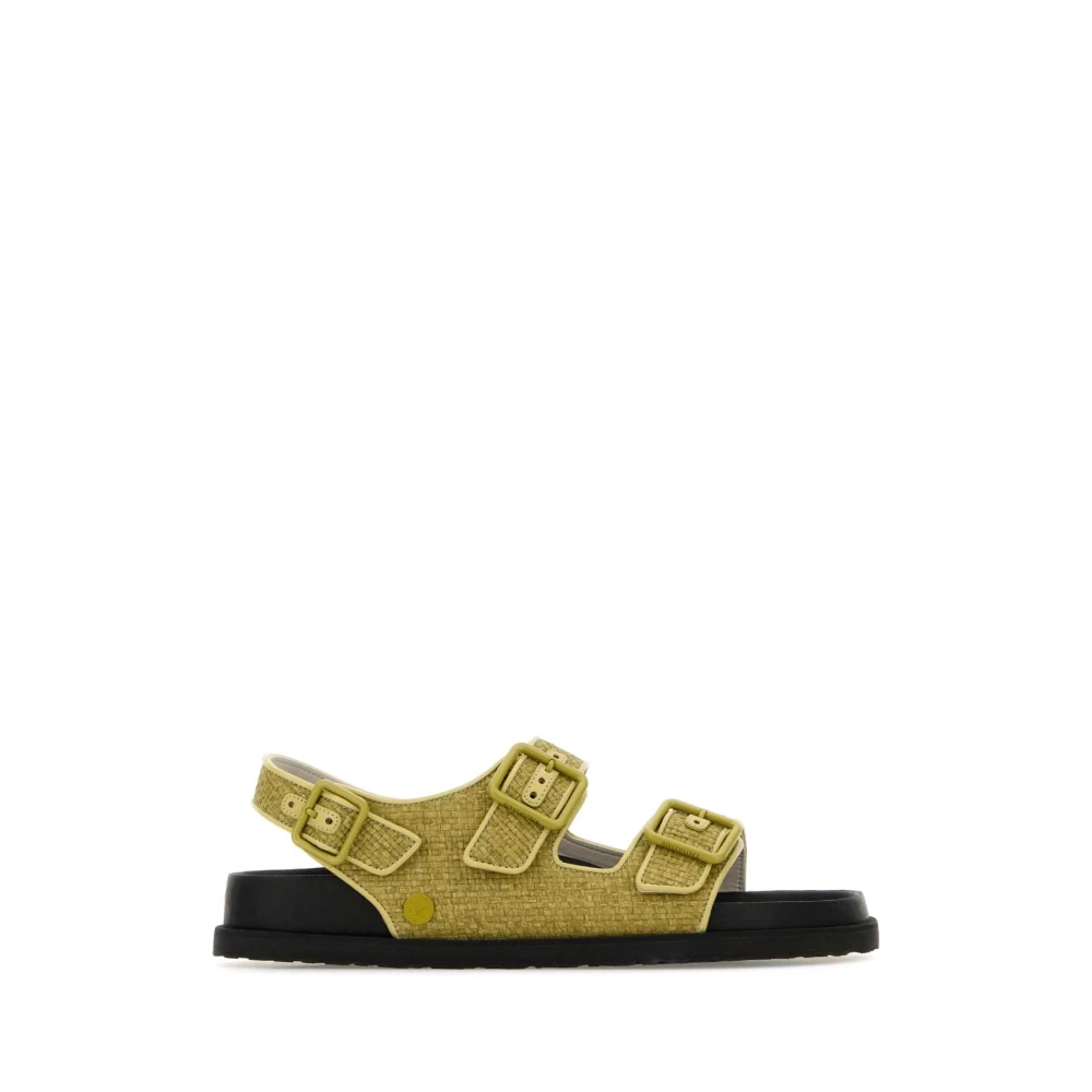 Birkenstock Grön Raffia Sunshine Sandaler Green, Herr