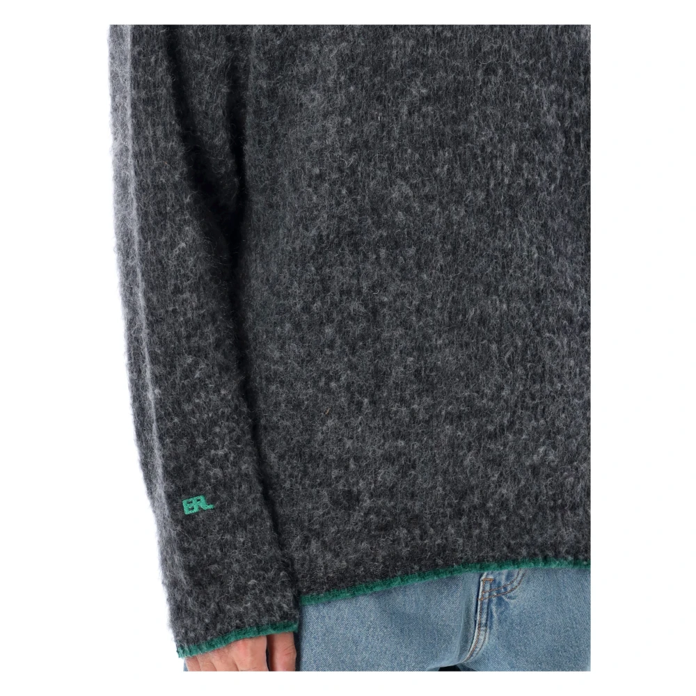 ERL Gezellige Gebreide Trui Grijs Aw24 Gray Heren
