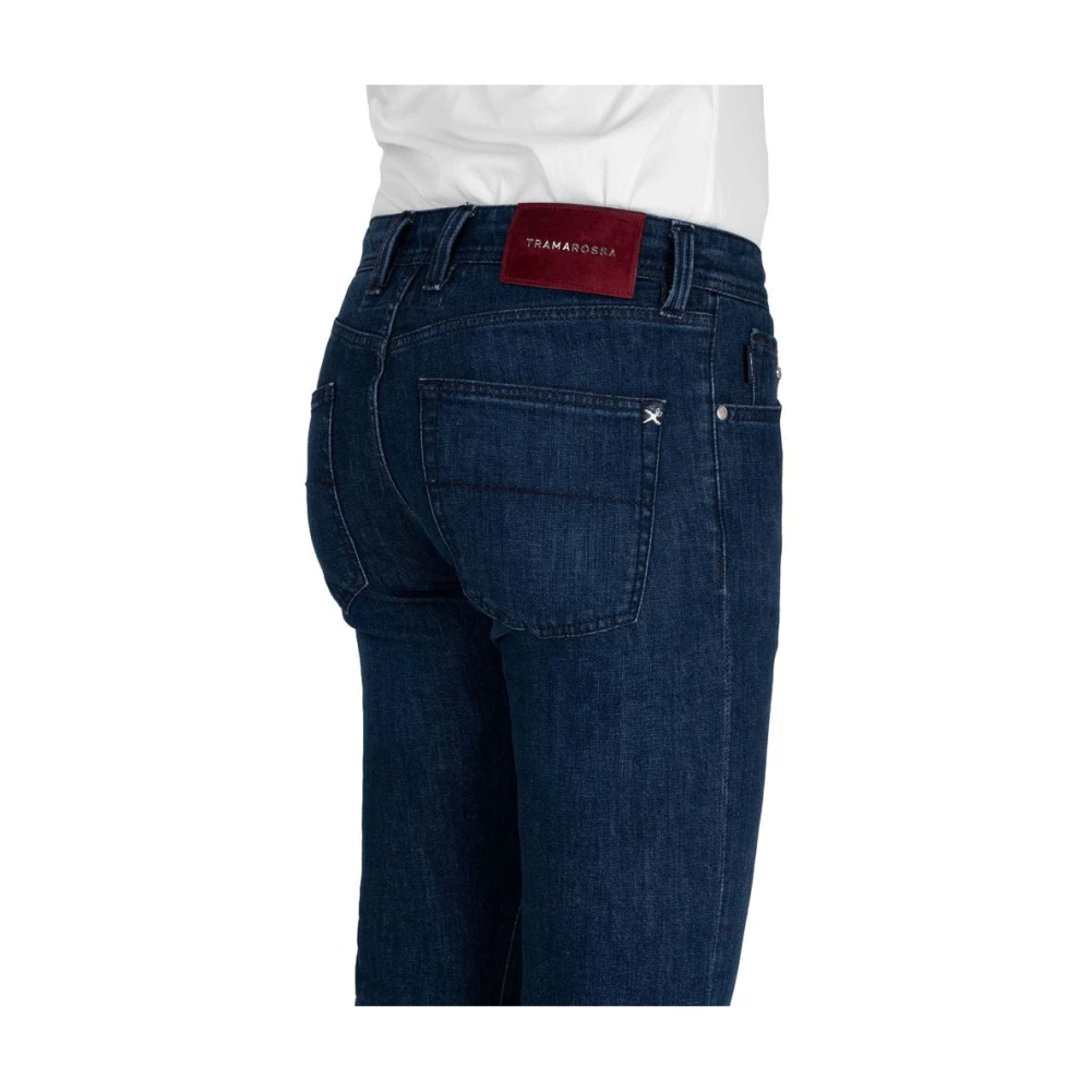 Tramarossa Blauwe Katoenen Jeans & Broek Blue Heren
