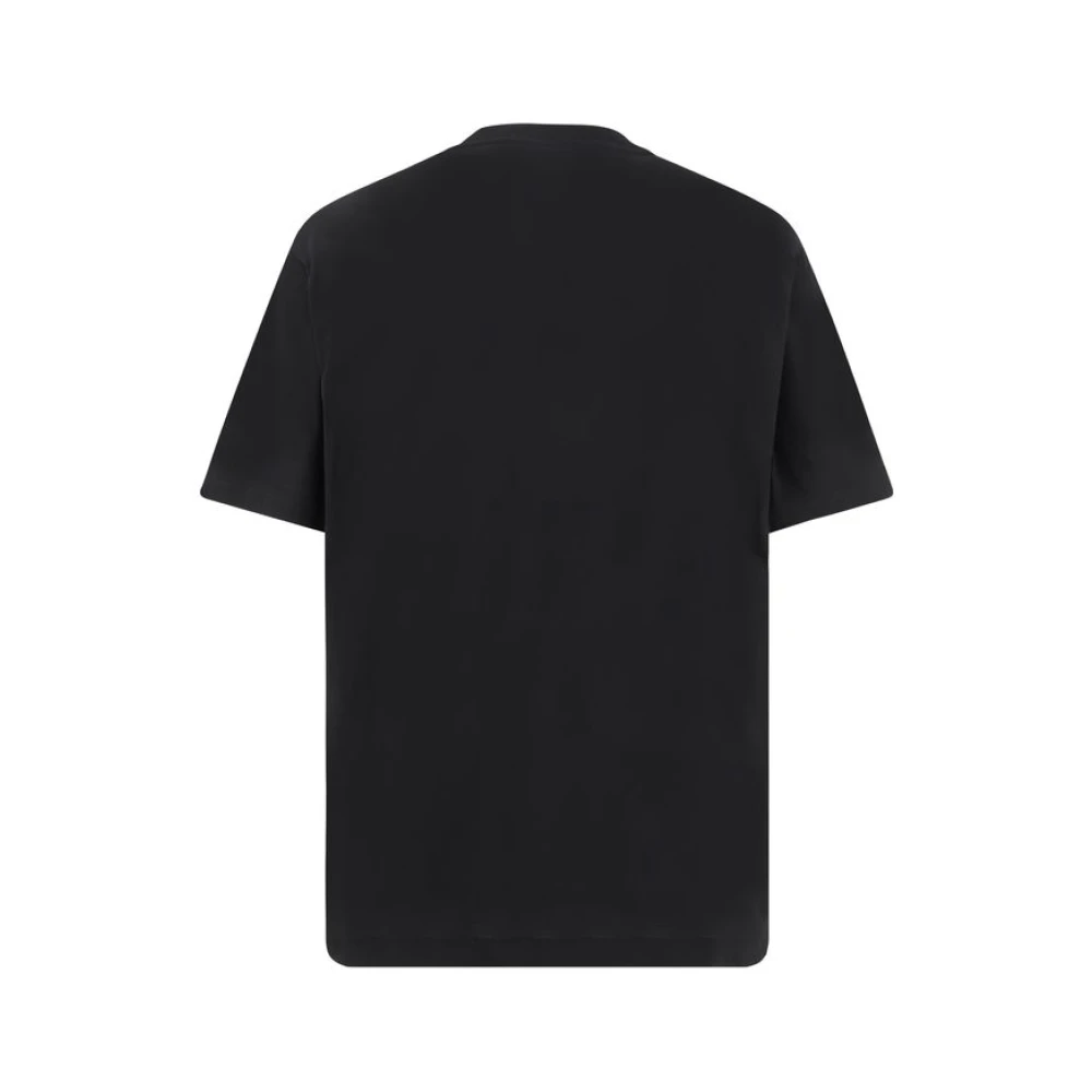 Dolce & Gabbana Maxi-Print Katoenen T-Shirt Black Heren